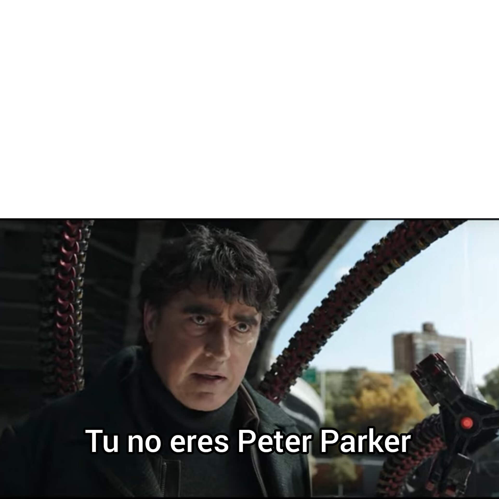 Plantilla de Tu no eres Peter Parker